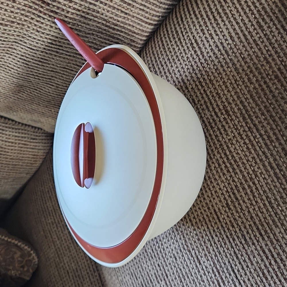Tupperware Heat & Serve Bowls with spoon